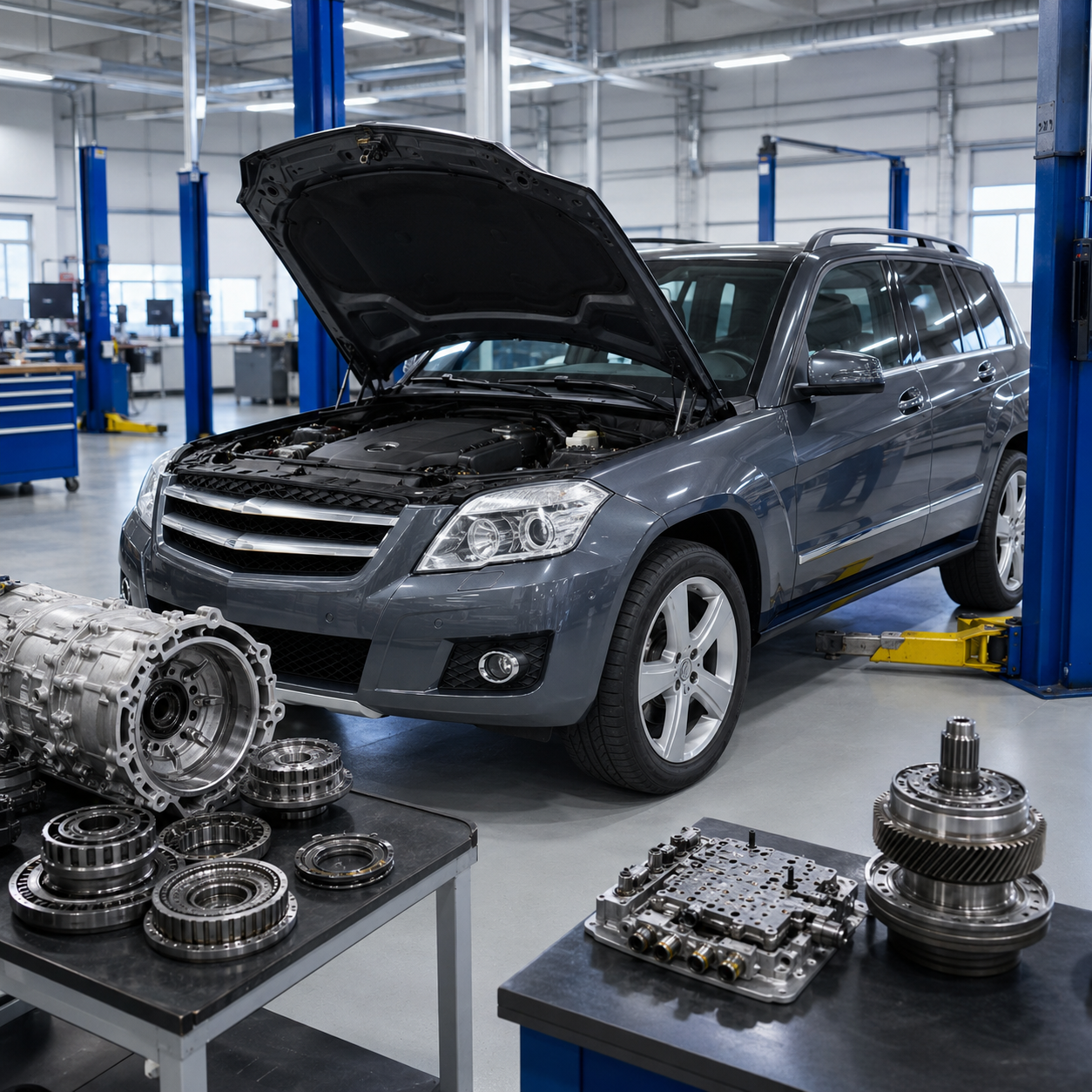 Mercedes GLK 220 CDI на ремонте АКПП