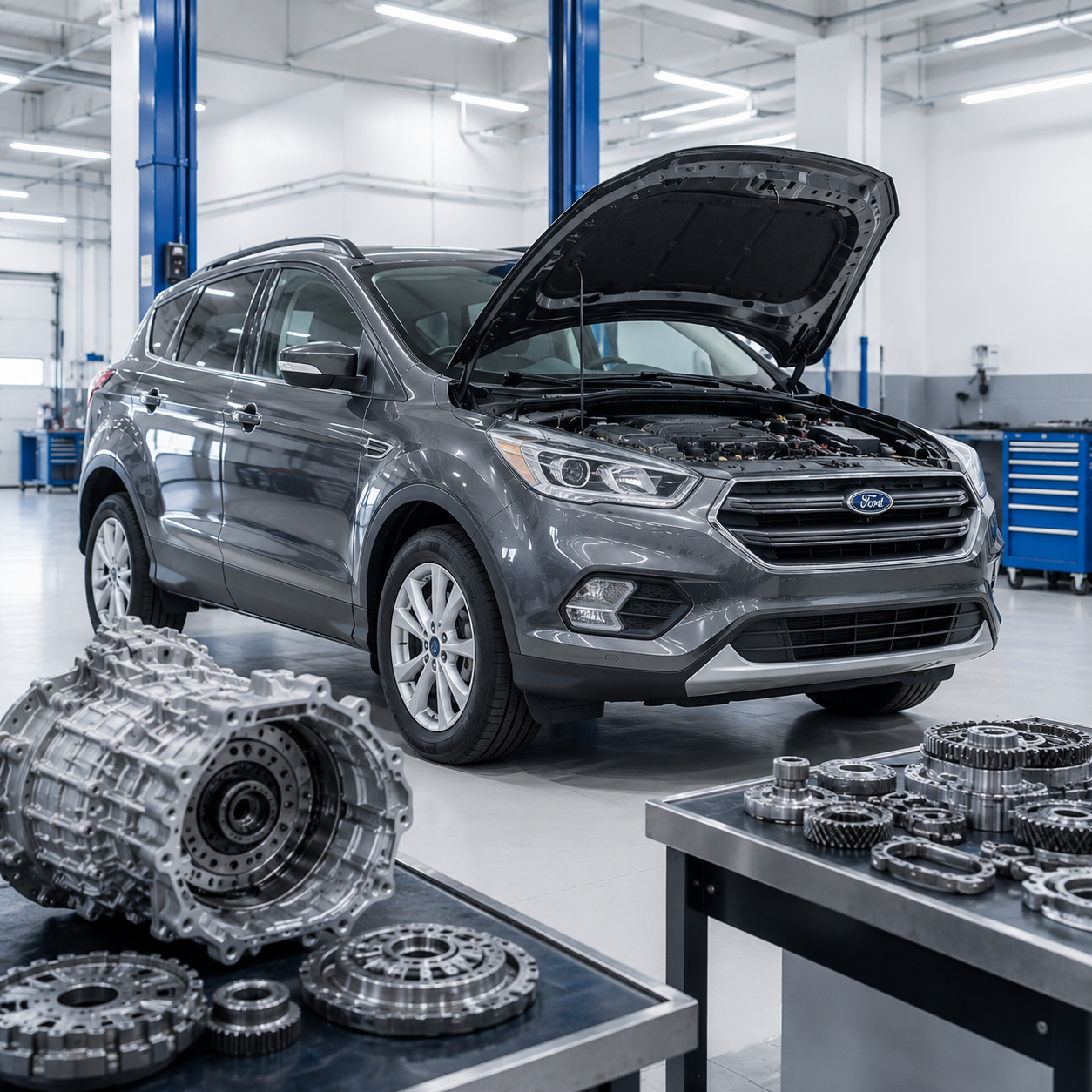 Ford Escape Kuga 2 на ремонте АКПП
