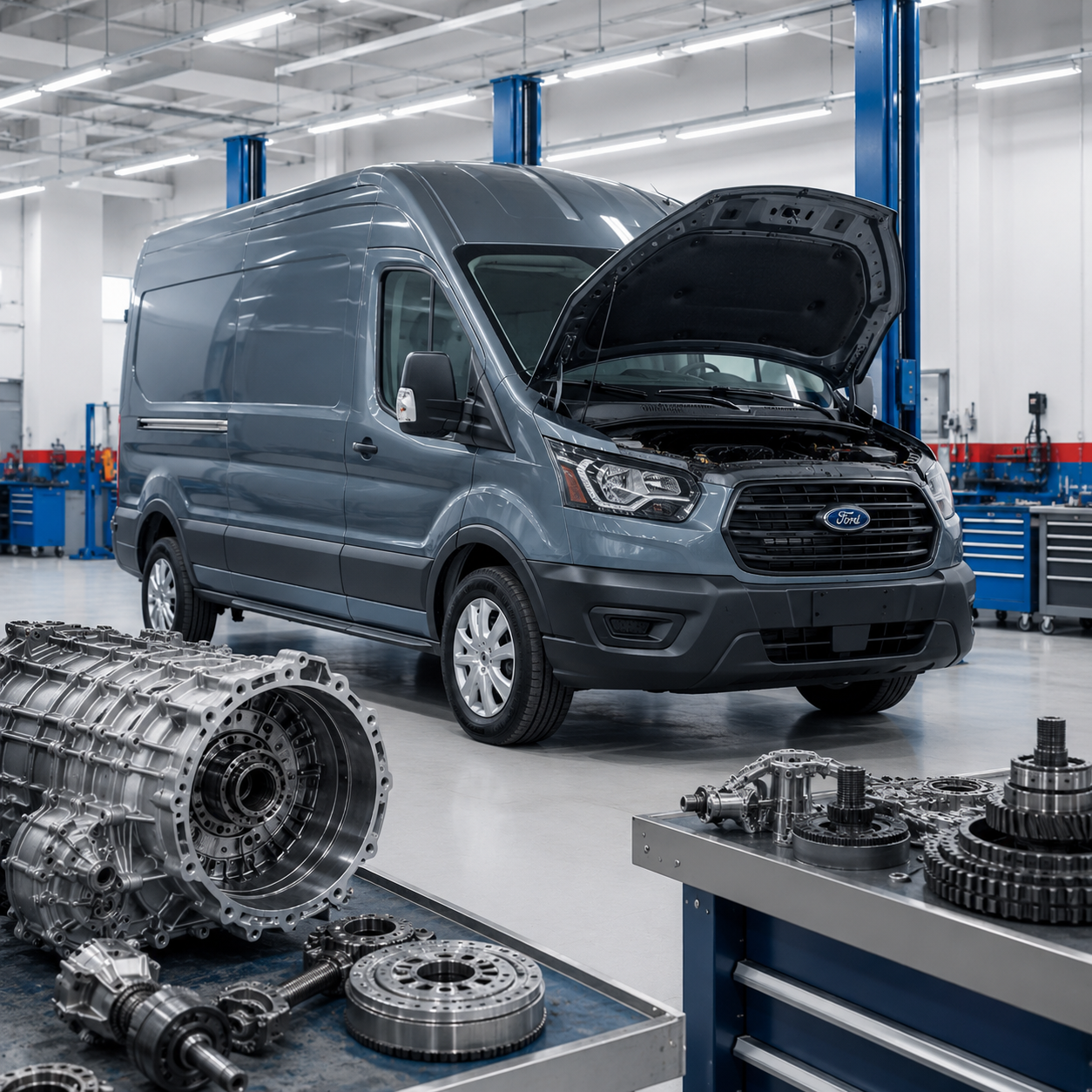 Ford Transit на ремонте АКПП