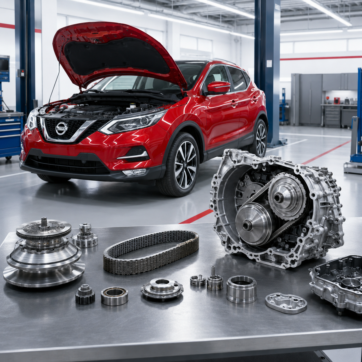 Ремонт вариатора Nissan в сервисе Транскит