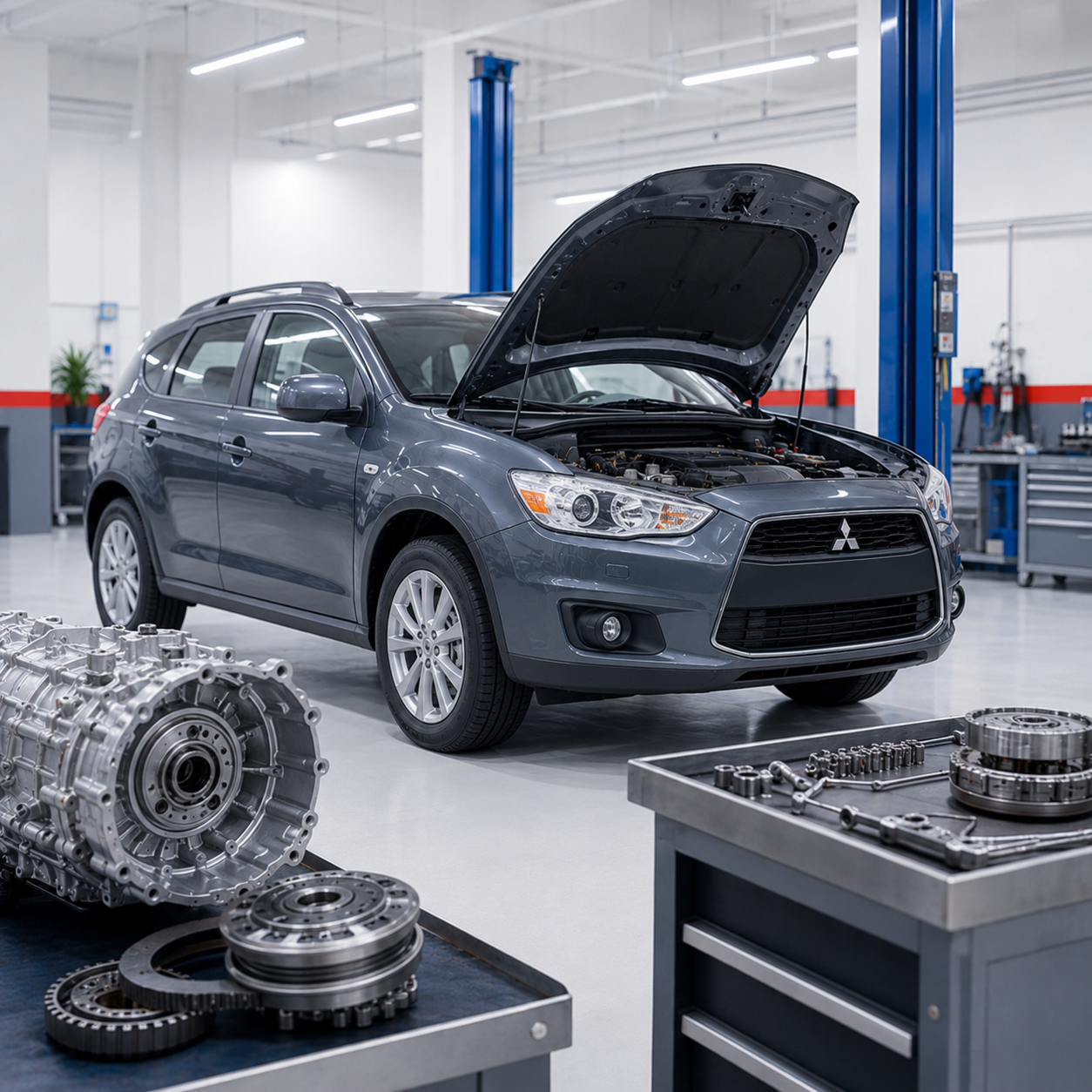 Mitsubishi ASX 2013 — удар D/R и вибрация